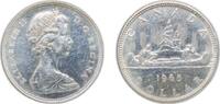 Canada 1 Dollar Canada Commonwealth 1965 1 Dollar - Elizabeth II (2nd portrait) Silver (.800) 23.29g XF KM 64.1 Schön 64 -
