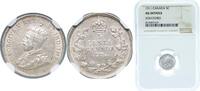Canada 5 Cents Canada British Dominion 1911 5 Cents - George V Silver (.925) Royal Canadian Mint (3692350) 1.167g NGC AU KM 16 Schön 15 -