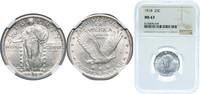United States ¼ Dollar United States Federal republic 1918 ¼ Dollar Standing Liberty Quarter (Stars Below Eagle) Silver (.900) Philadelphia Mint (142 -