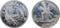 Malta 5 Pounds Malta Republic 1977 5 Lira (Xarolla Windmill) Silver (.925) (2437) 28.23g UNC KM 47 -