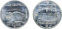 Hungary 200 Forint Hungary People's Republic 1985 BP. 200 Forint (Wildcat) Silver (.640) (13000) 15.92g BU KM 650 Schön 147 Adamo EM86 -