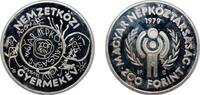 Hungary 200 Forint Hungary People's Republic 1979 BP. 200 Forint (International Year of the Child) Silver (.640) (21000) 28.02g PF KM 615 ÉH 1614 A -