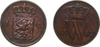 Netherlands 1 Cent Netherlands Kingdom 1862 1 Cent - Willem III Copper Utrecht Mint (2026000) 3.9g XF KM 100 -