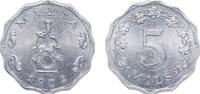 Malta 5 Mils Malta Republic 1972 5 Mils Aluminio-magnesio (10153000) 2.13g UNC KM 7 Schön 7 -