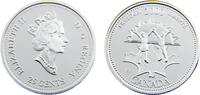 Canada 25 Cents Canada Commonwealth Elizabeth II 2000 25 Cents Freedom -