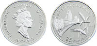 Canada 25 Cents Canada Commonwealth Elizabeth II 1992 25 Cents Saskatchewan -