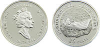 Canada 25 Cents Canada Commonwealth Elizabeth II 1992 25 Cents Newfoundland -