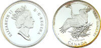 Canada 50 Cents Canada Commonwealth Elizabeth II 1995 50 Cents Birds of Canada Series, Whooping Crane -