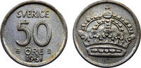 Sweden 50 Öre Sweden Kingdom Gustaf VI Adolf 1961 TS 50 Öre -