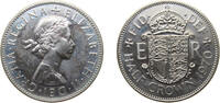 Great Britain ½ Crown Great Britain 1970 ½ Crown - Elizabeth II (1st portrait; no 'BRITT:OMN') Copper-nickel Royal Mint (Tower Hill) (750000) 14.14g P -