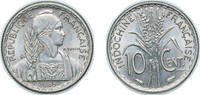 French Indochina 10 Cents French Indochina French colony 1940 10 Cents (Magnetic) Níquel (25505000) 2.99g UNC KM 21.1 Schön 22 -