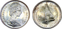 Canada 50 Cents Canada Commonwealth Elizabeth II 1967 50 Cents 100th Anniversary of Canada -