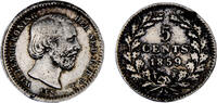 Netherlands 5 Cents Netherlands Kingdom Willem III 1859 5 Cents -