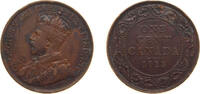 Canada 1 Cent Canada Commonwealth 1913 1 Cent - George V (with DEI GRA) Bronze (Cu 95%, Sn 4%, Zn 1%) Ottawa Mint (5735405) 5.67g XF KM 21 S -