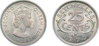Seychelles 25 Cents 1973 Seychelles 1973 25 Cents - Elizabeth II (1st po... 6,60 EUR Differenzbesteuert nach §25a UStG zzgl. 10,00 EUR Versand