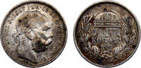 Hungary 1 Korona Hungary Austro-Hungarian Empire Franz Joseph I 1893 KB 1 Korona -