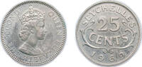 Seychelles 25 Cents 1969 Seychelles 1969 25 Cents - Elizabeth II (1st po... 4,40 EUR Differenzbesteuert nach §25a UStG zzgl. 10,00 EUR Versand