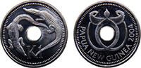 Papua New Guinea 1 Kina Papua New Guinea Constitutional Monarchy Elizabeth II 2004 1 Kina -
