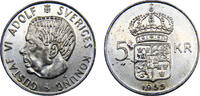 Sweden 1 Krona Sweden Kingdom Gustaf VI Adolf 1955 TS 1 Krona -