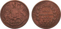 India ¼ Anna India British East India Company William IV 1835 (m) ¼ Anna 6.4g -