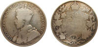 Canada 50 Cents Canada Commonwealth George V 1912-1919 50 Cents 11.3g -
