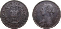 Canada 1 Cent Canada Newfoundland Province 1890 1 Cent - Victoria Bronze (Cu 95%, Sn 4%, Zn 1%) Royal mint (Tower Hill) 5.67g VF KM1 -