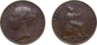 Great Britain 1 Farthing Great Britain 1843 1 Farthing - Victoria (1st portrait) Copper Royal Mint (Tower Hill) (4085700) 4.7g VF KM725 Sp3950 -