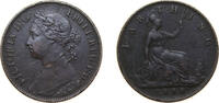 Great Britain 1 Farthing Great Britain 1888 1 Farthing - Victoria (2nd portrait; 2nd type) Bronze Royal Mint (Tower Hill) (1887200) 2.83g VF KM753 Sp3958 -