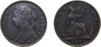Great Britain 1 Farthing Great Britain 1893 1 Farthing - Victoria (2nd portrait; 2nd type) Bronze Royal Mint (Tower Hill) (3904300) 2.83g VF KM753 Sp3958 -