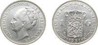 Netherlands 1 Gulden Netherlands Kingdom 1931 1 Gulden - Wilhelmina Silver (.720) (Copper .280) Utrecht Mint (38100000) 10g XF KM 161.1 KM 162.2 -