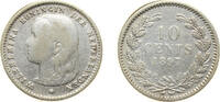 Netherlands 10 Cents Netherlands Kingdom 1897 10 Cents - Wilhelmina Silver (.640) Utrecht Mint (7850000) 1.4g VF KM 116 -