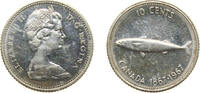 Canada 10 Cents Canada Commonwealth 1967 10 Cents - Elizabeth II (Confederation- 80%) Silver (.800) (.800 silver .200 copper) Ottawa Mint (32309 -