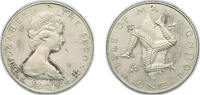 Isle of Man 1 Pound Isle of Man British dependency 1979 1 Pound - Elizabeth II (2nd portrait) Virenium 3.94g PF KM 44 Schön 38.1 Schön 38.2 Schön 38 -