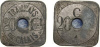 France NULL France Third Republic ND 20 Centimes (Calais Tramways) Nickel-zinc 3.8g AU El Mon. 55.1 -