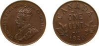 Canada 1 Cent Canada Commonwealth 1920 1 Cent - George V (small cent) Bronze (Cu 95.5%, Sn 3%, Zn 1.5%) Ottawa Mint (15483923) 3.24g XF KM 28 -