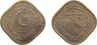 Pakistan ½ Anna Pakistan Dominion 1948 ½ Anna (Crescent opens to right) Copper-nickel Lahore Mint (73920000) 2.9g UNC KM 2 Schön 2 -