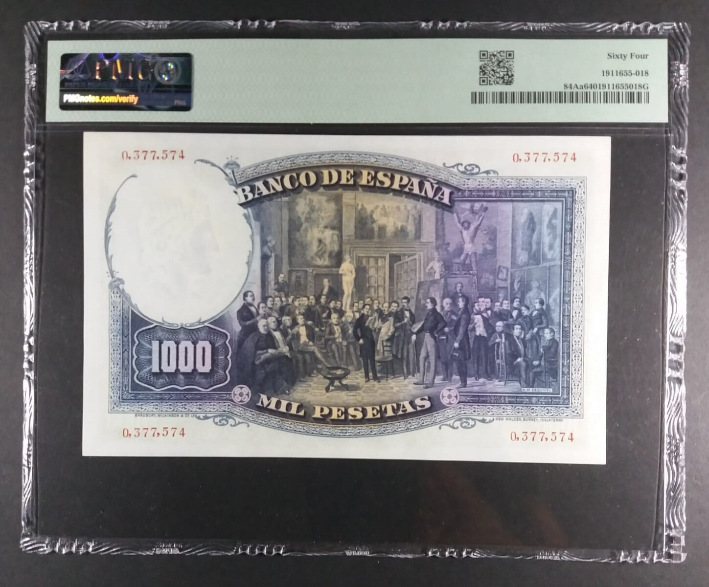 SPAIN 1000 PESETAS 1931 BANCO DE ESPA PMG 64 | MA-Shops