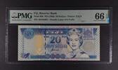 FIJI 20 DOLLARS RESERVE BANK - Double Letter S/N Prefix. -