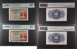 SPAIN 10 PESETAS BANK OF SPAIN. Consecutive PAIR. No serie. -