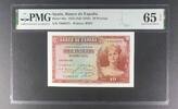 SPAIN 10 PESETAS BANK OF SPAIN. No serie. -