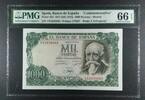 SPAIN 1000 PESETAS SPAIN, BANK OF SPAIN. Madrid. J. Echegaray. Serie 1X. -