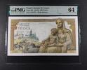 FRANCE 1000 FRANCS 1942-44 FRANCE - BANQUE DE FRANCE. PMG 64 229,00 EUR  zzgl. 15,00 EUR Versand