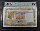 FRANCE FRANCE - BANQUE DE FRANCE. 500 FRANCS 1941-43 PMG 66 EPQ