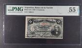 ARGENTINA 5 CENTAVOS BANCO DE LA NACION. Serie V. -