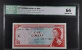 ST. KITTS 1 DOLLAR EAST CARIBBEAN STATES. -
