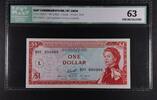 ST. LUCIA 1 DOLLAR EAST CARIBBEAN STATES. -