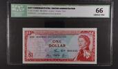 EAST CARIBBEAN STATES 1 DOLLAR BRITISH ADMINISTRATION -