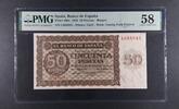 SPAIN 50 PESETAS BANK OF SPAIN - BURGOS. Serie L. -