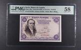 SPAIN 25 PESETAS BANK OF SPAIN - MADRID. No Serie. Florez Estrada. -