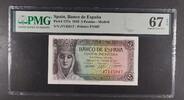 SPAIN 5 PESETAS BANK OF SPAIN - MADRID. Serie J Last issue. Reina Católica. -